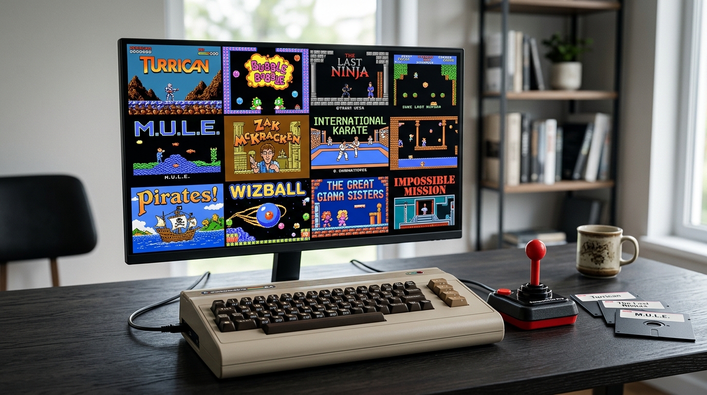 Beste C64 Spiele der 80er: Top 10 Klassiker [2026]