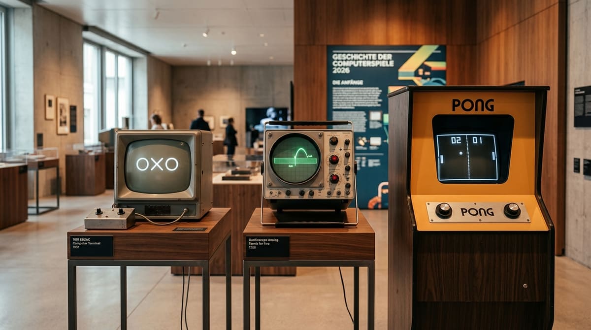 Erstes Computerspiel 1961? OXO, Tennis & Pong enthüllt [2026]