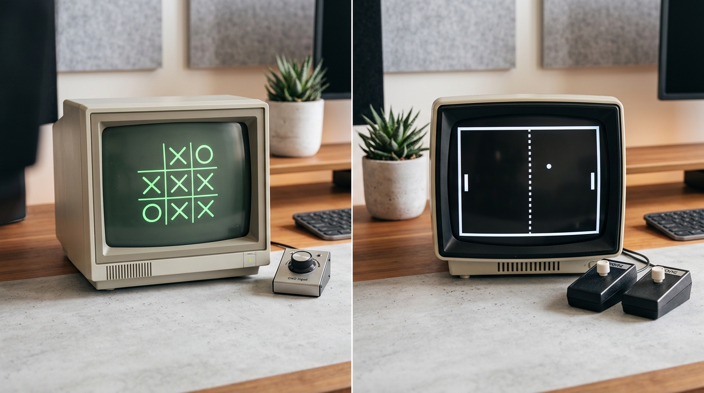 OXO vs Pong Vergleich: Gaming-Meilensteine [2026]